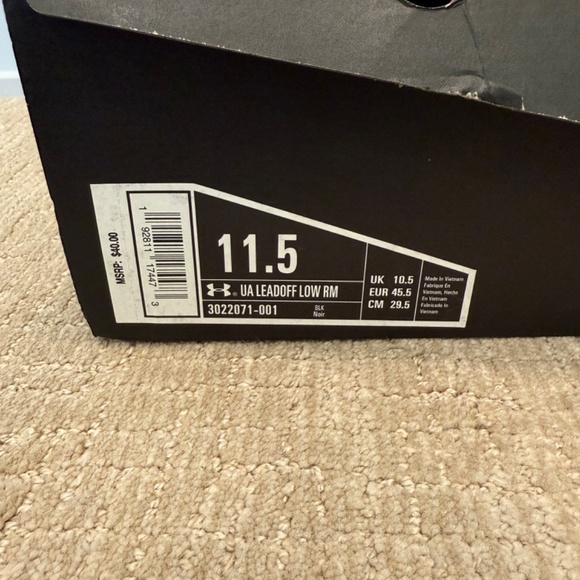 NWT Under Armour Leadoff Low Rim baseball cleats - Picture 5 of 5